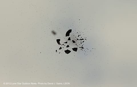BREAKING TARGETS: Wayne Mayes shot his 200th perfect score last weekend in San Antonio. Photo by LSON. TXI2173
