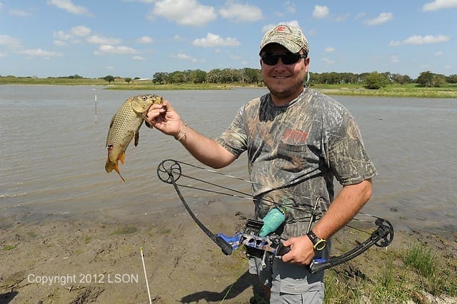 BURNING TIME: Friend of LSON Nick Kohleffel decided to shoot more than just dove. Photo by David Sams, LSON. carpppp