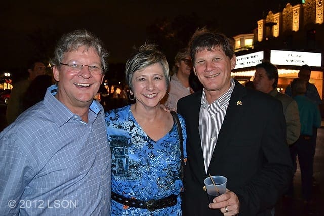 GOOD FOOD, GOOD DRINK: Joe, Cheryl, and Hank Laakman stopped by to support the fundraiser. Photo by John Keith, LSON. DSC 0079